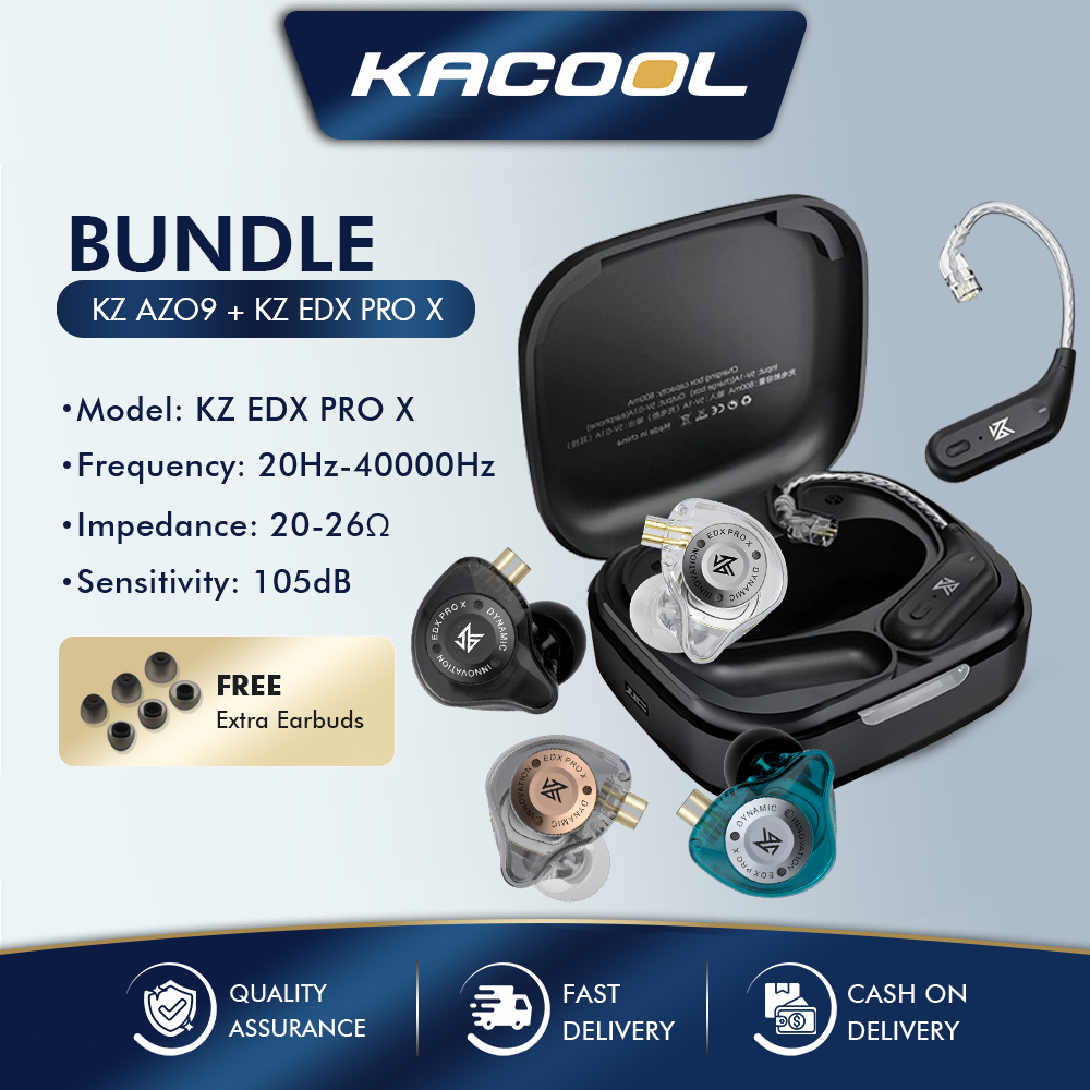 KZ EDX Pro X Dynamic Drivers Earphones Professional high-sensitivity ...