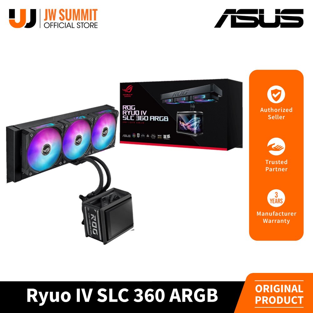 ASUS ROG Ryuo IV SLC 360 Aura Sync ARGB CPU Fan | Shopee Philippines