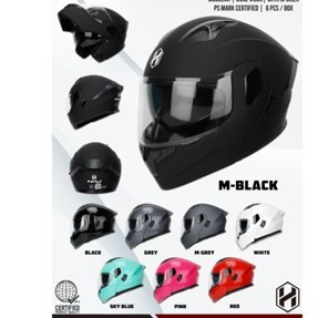 (COD) HNJ 601 Plain (Modular) FullFace Helmet | Shopee Philippines