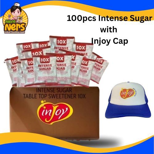100pcs Intense Sugar 10x Sweetener+ InJoy Cap | Shopee Philippines