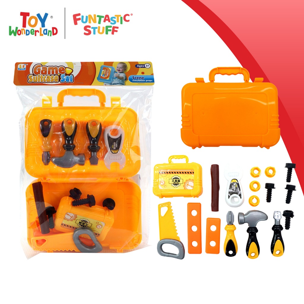 Toy Wonderland Mechanic & Carpenter Tool Sets for Kids – Pretend Play ...