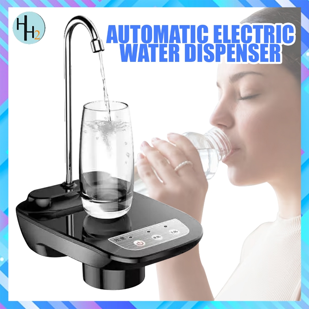1200mAh Automatic Electric Water Bottle Pump 5 gallon USB Rechargeable ...