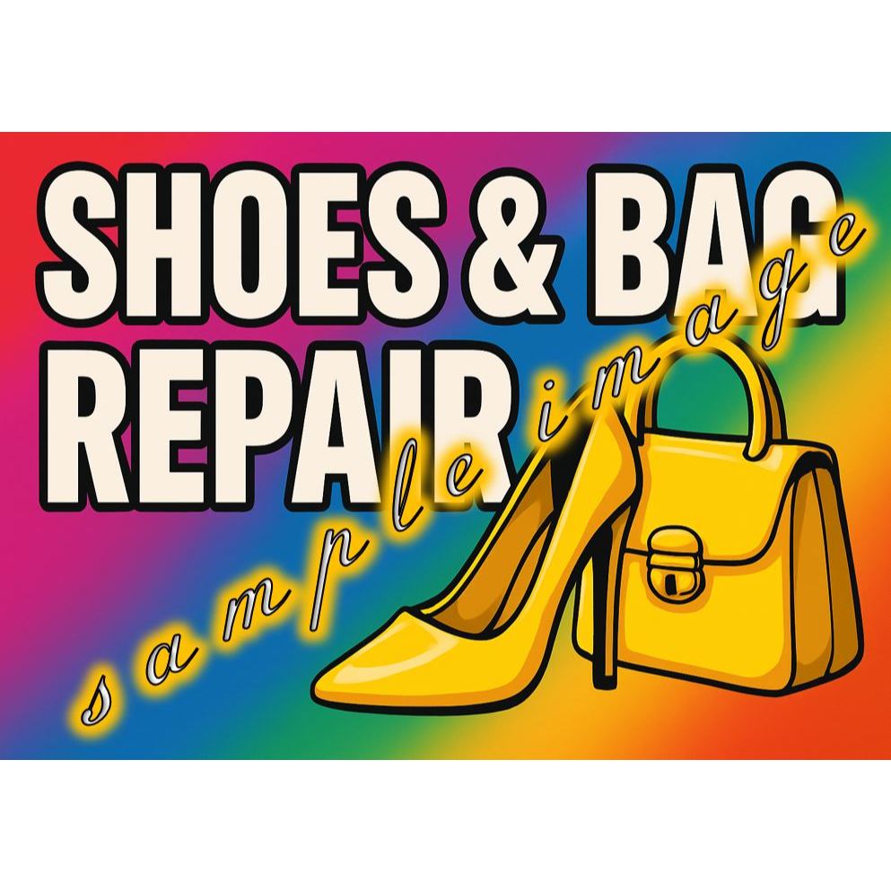 Shoe Repair Signage Sign Boards Wall Decoration laminated signages ...