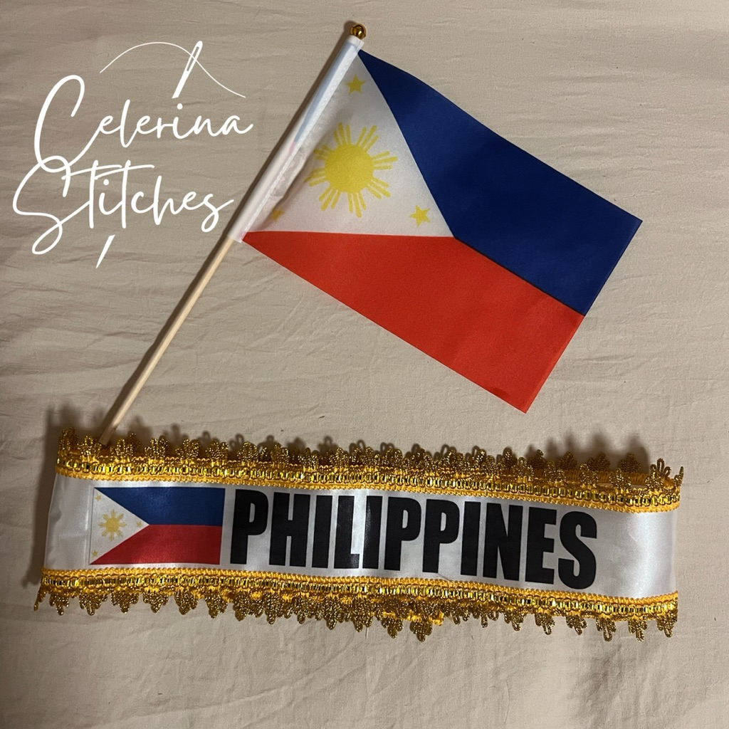 Flaglet with SASH FOR UNITED NATIONS (Wooden stick) | Shopee Philippines