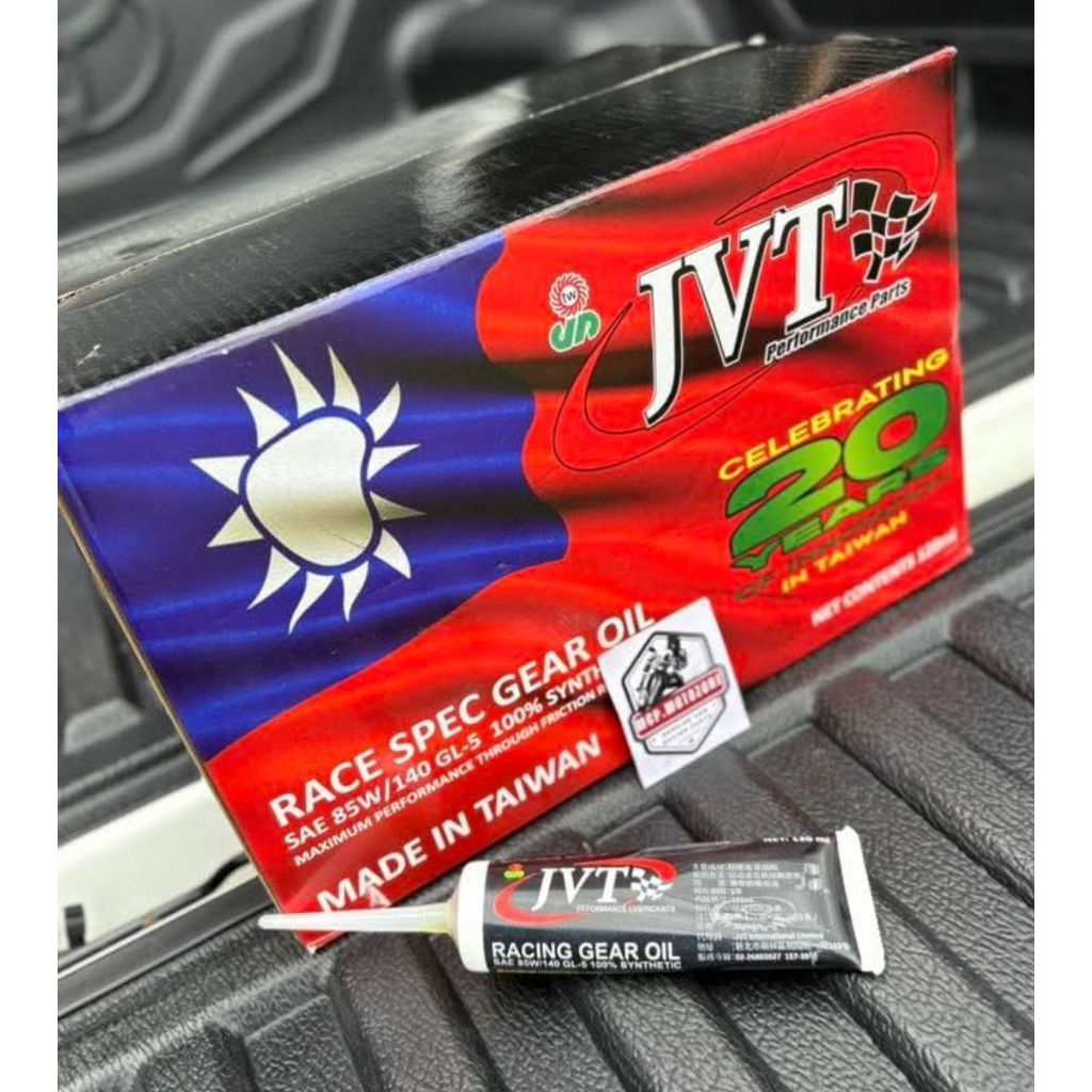 JVT Racing Gear Oil 120ml [Sae45w/140] GL-5 100% Synthetic | Shopee ...