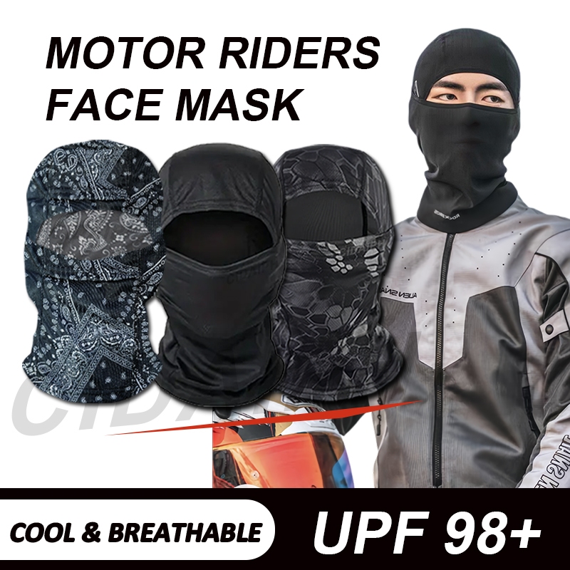 Fashion Balaclava Hood For Men & Women- Motorcycle Riders Breathable ...