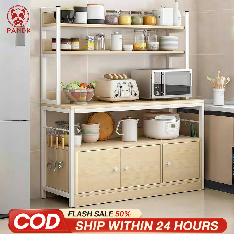 Kitchen Cabinet Kitchen Organizer Storage Rack Kitchen Rack Minimalist ...