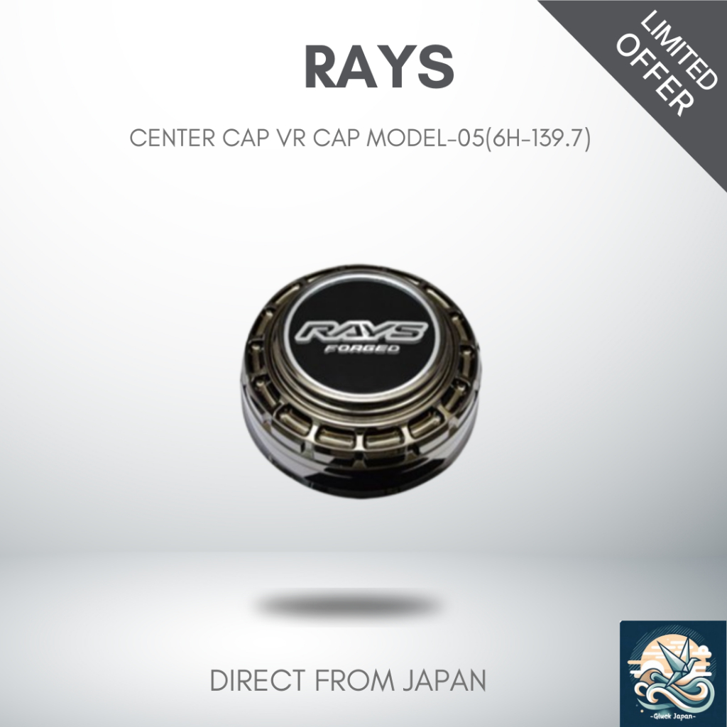 RAYS CENTER CAP VR CAP MODEL-05(6H-139.7) BK-CHROME 61000000004BK ...