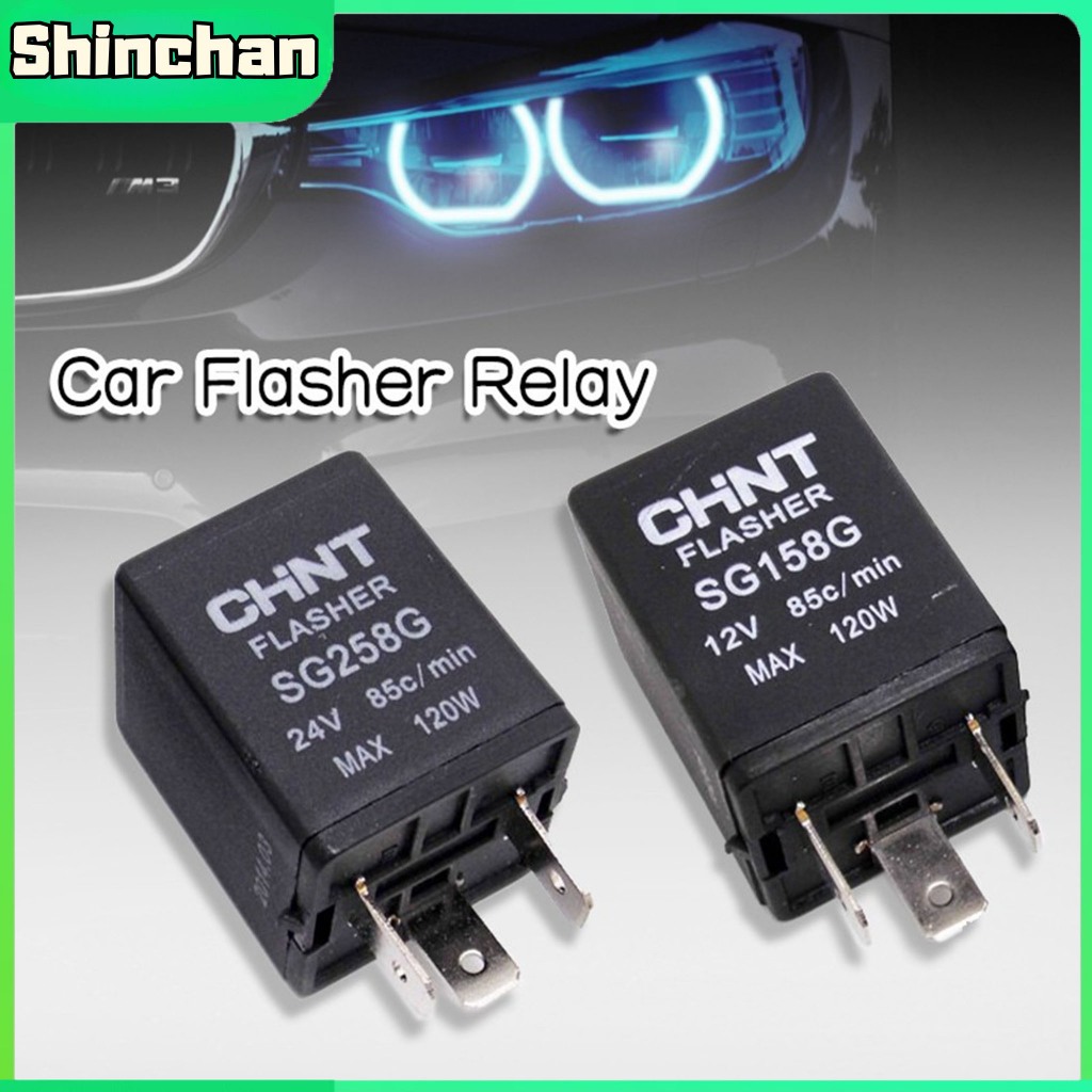 3-Pin LED Adjustable Wired Motorcycle Flasher Relay – 12V, ABS, Turn Signal Indicator Flash