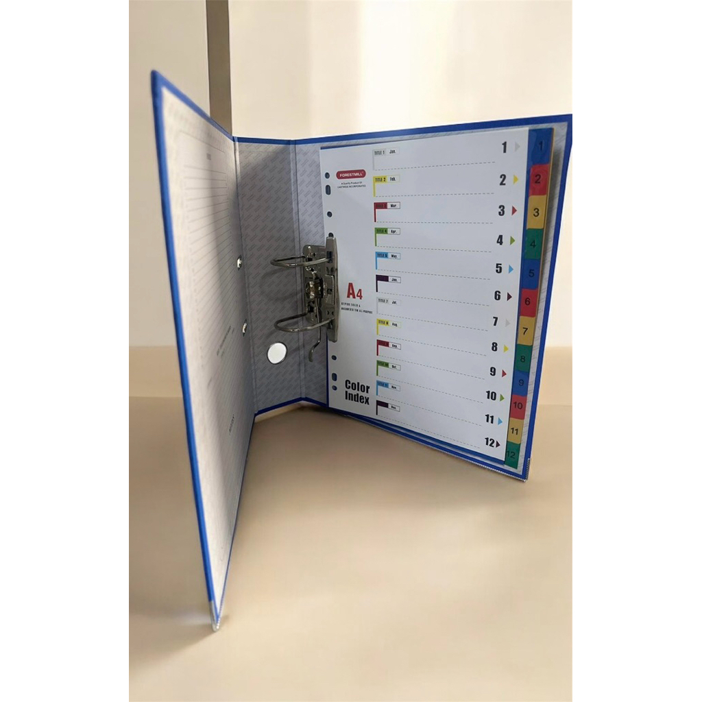 FORESTMILL INDEX FILE DIVIDER A4 SIZE 12 PAGES | Shopee Philippines