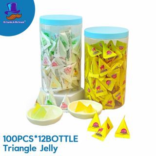 100Pcs Konjac JellyKorea Styles Delicious /Sweet Triangle JellyCandy ...