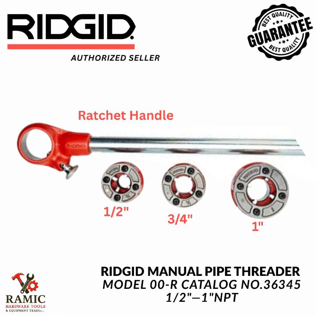 Ridgid Pipe Threader Model 00-R 1/2