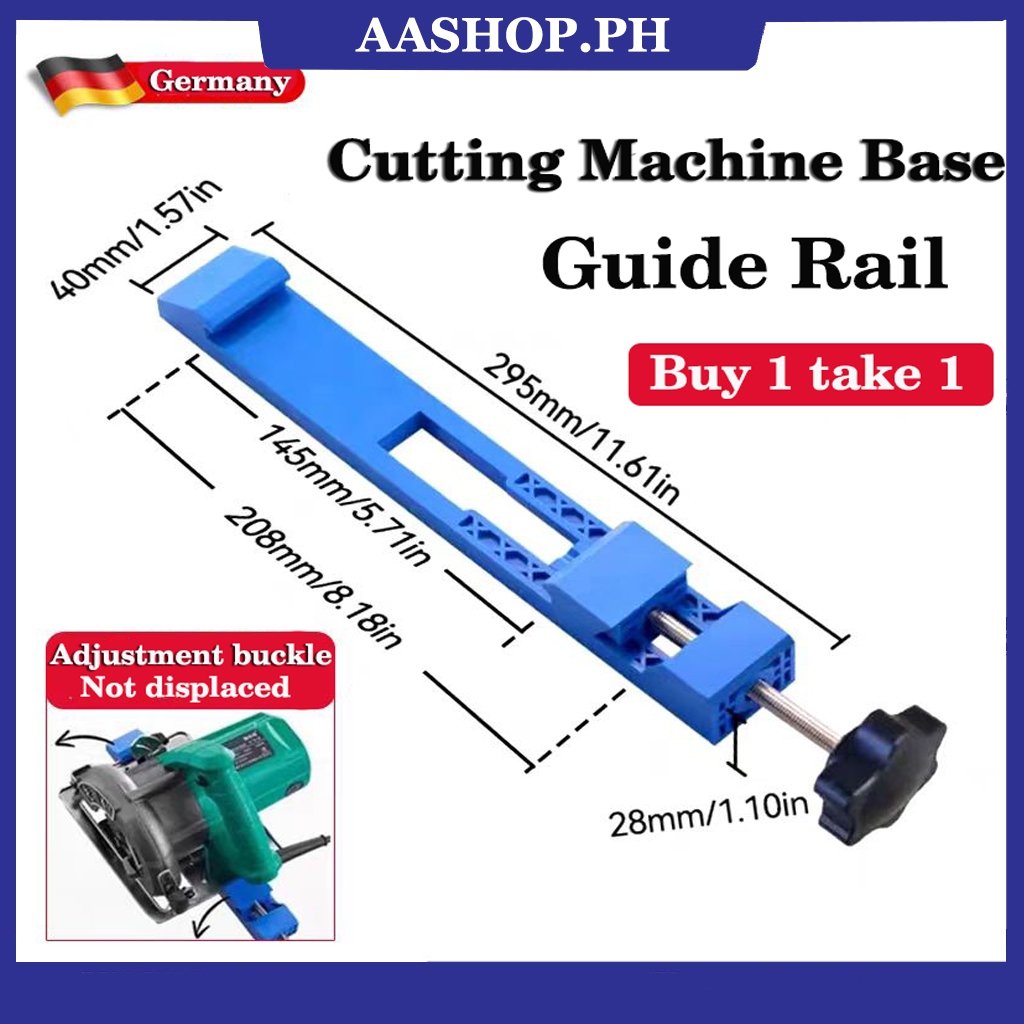 Adjustable Cutting Machine Base Guide Rail for Woodworking Circular ...