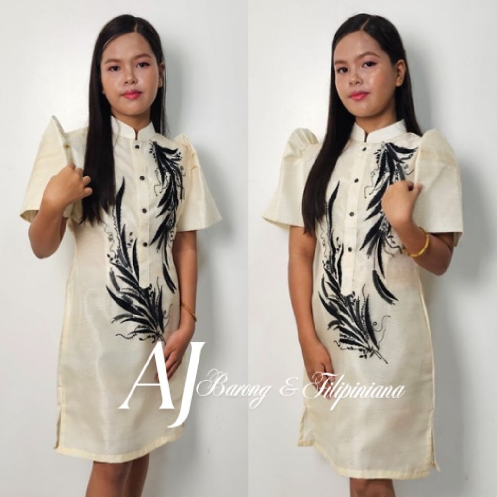 Modern Filipiniana BD 04 graduation pictorial ladies dress BARONG ...