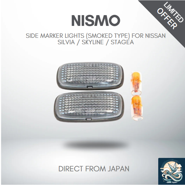 Nismo Side Marker Lights(Smoked Type)for Nissan Silvia/Skyline/Stagea ...