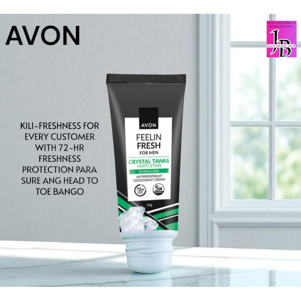 jarrow formulas reduced glutathione AVON Feelin Fresh Antibacterial Deodorant Roll-On For Women set of 3 , 40  ML Each Deodorant Roll-on - For Women main image 1