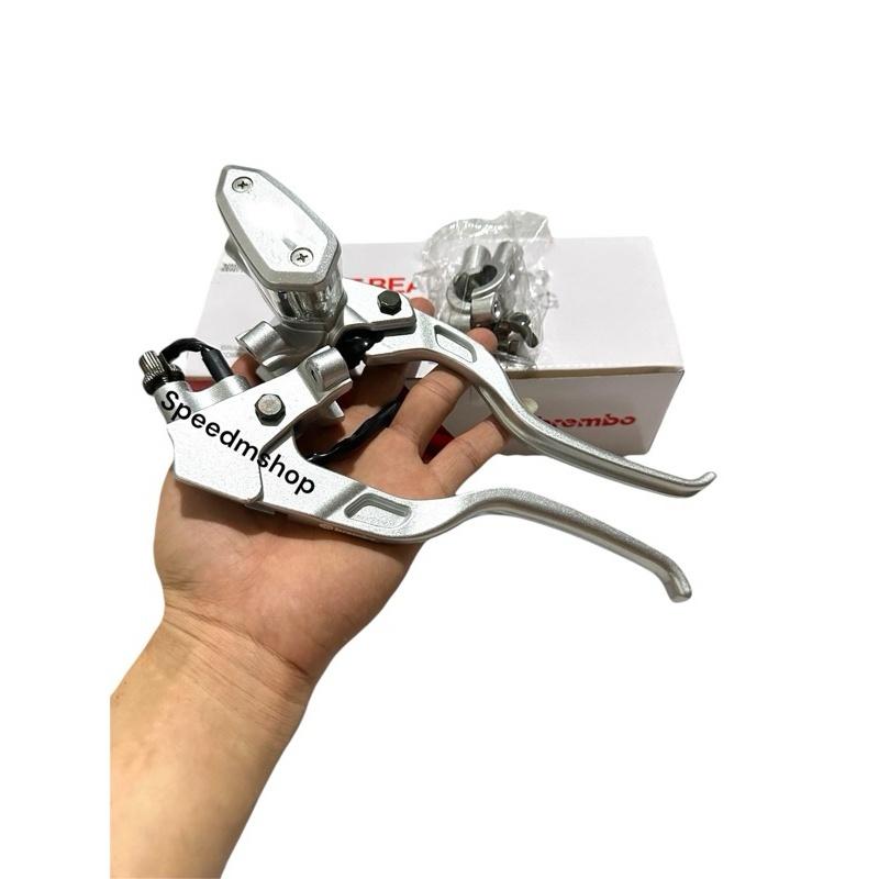 【COD】BRAKE MASTER BOX SILVER BREM COPY E3 14MM UNIVERSAL VARIO150 BEAT ...