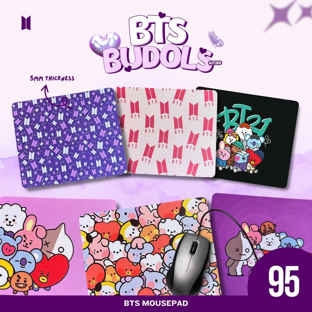 BTS Mousepad | BTS fanmade merch | Shopee Philippines