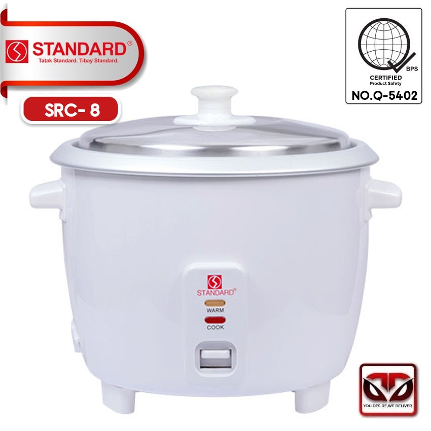 Standard SRC- 8 1.5 Liter With Automatic Keep Warm Rice Cooker | Shopee ...