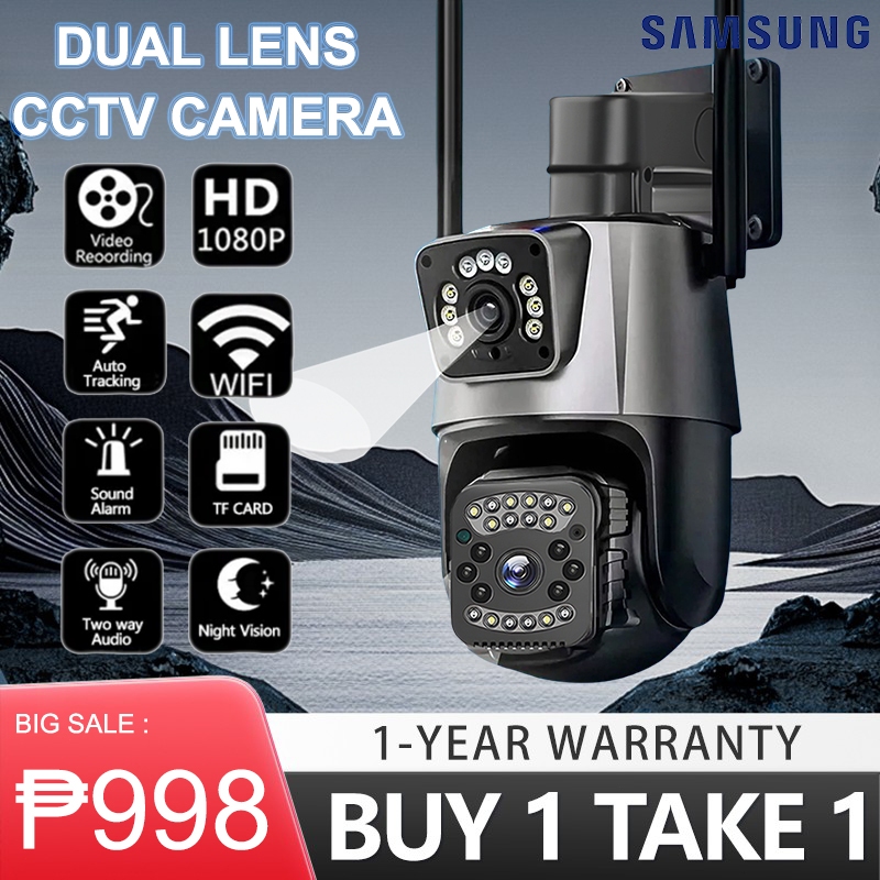 BUY 1 TAKE 1 V380 Pro CCTV Camera 2K Dual Lens Security Wi-Fi|Night ...