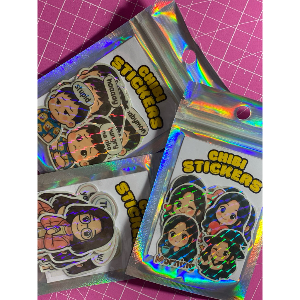 CHIBI STICKERS W/different expressions | Shopee Philippines