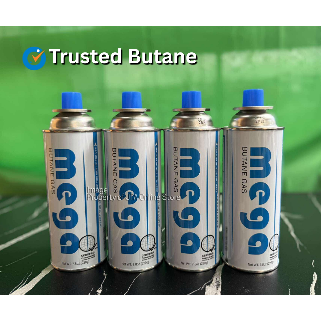 MEGA Butane Gas Trusted Butane 220g Sold Per Pack (4pcs) | Shopee ...