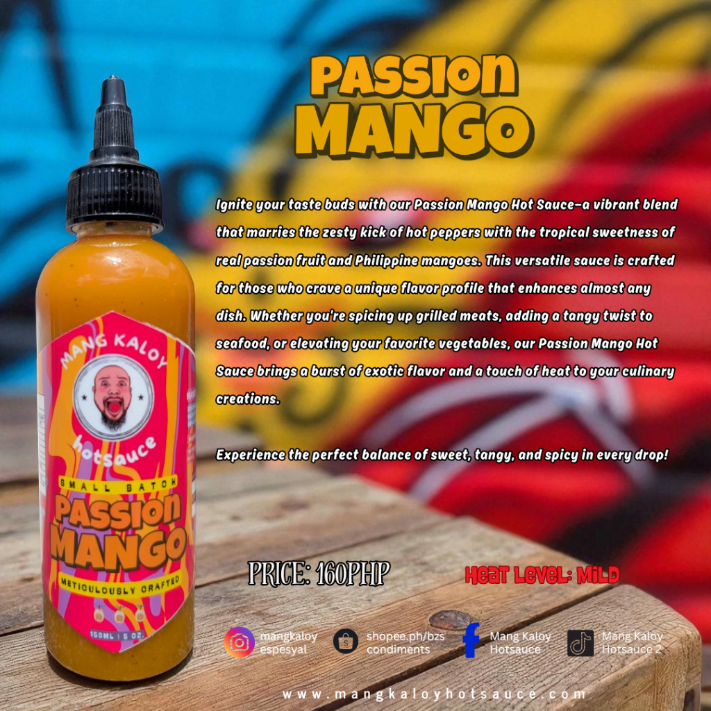 Mang Kaloy Hotsauce Passion Mango | Shopee Philippines