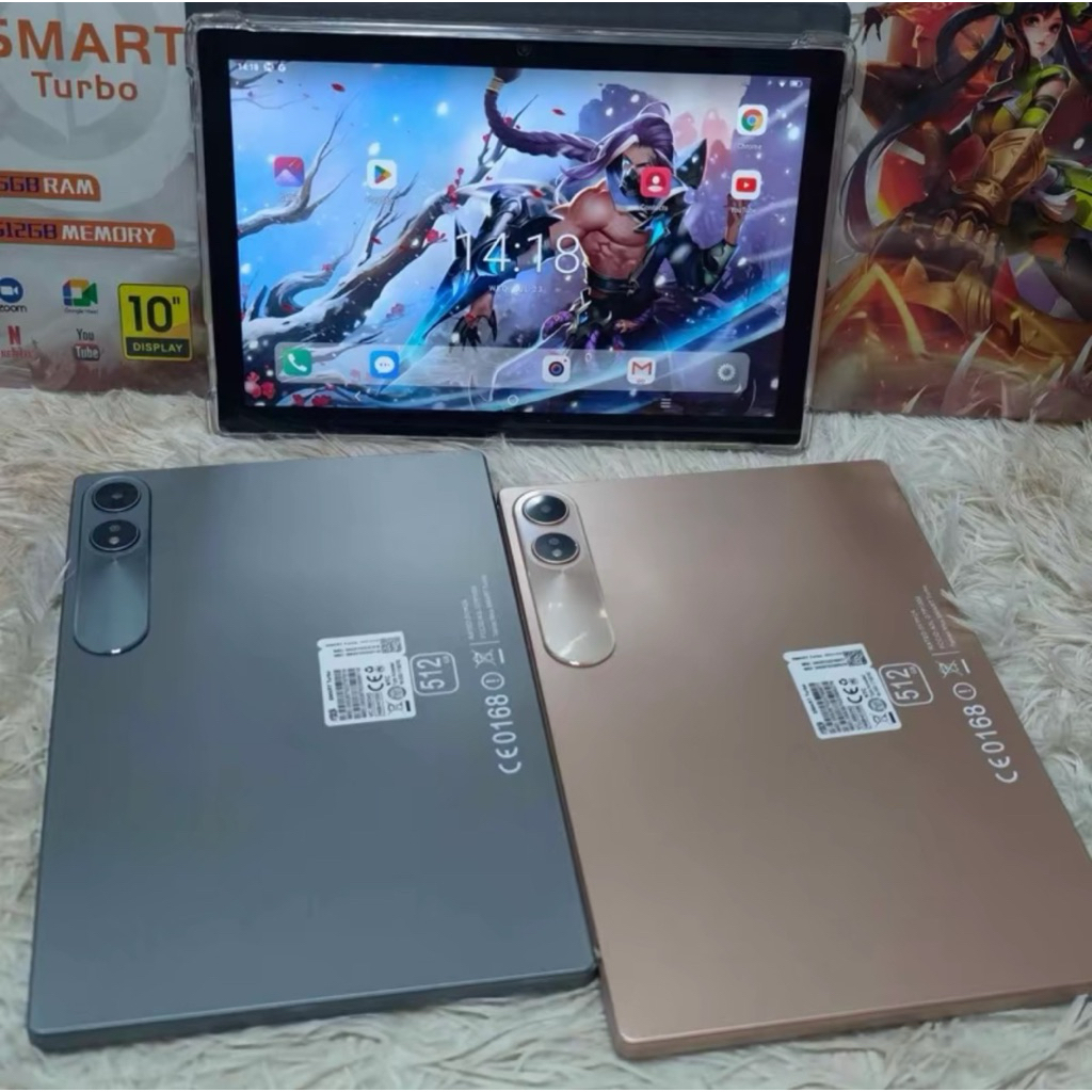 MXS SMART Turbo Dual Sim 5G Android Tablet 10 inch 16+512GB Memory with ...