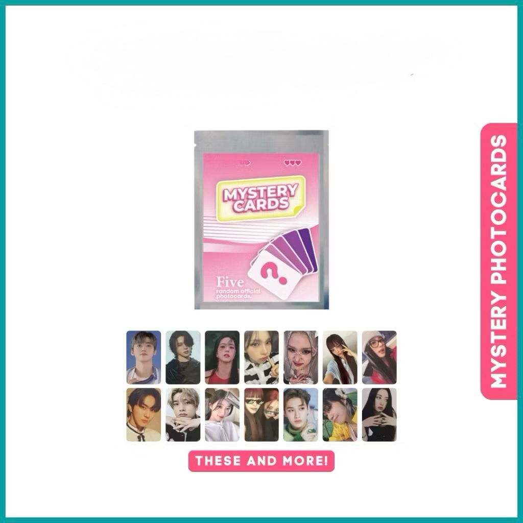 ONHAND KPOP MYSTERY PACK RANDOM PHOTOCARDS (CAN CHOOSE GROUP) | Shopee ...