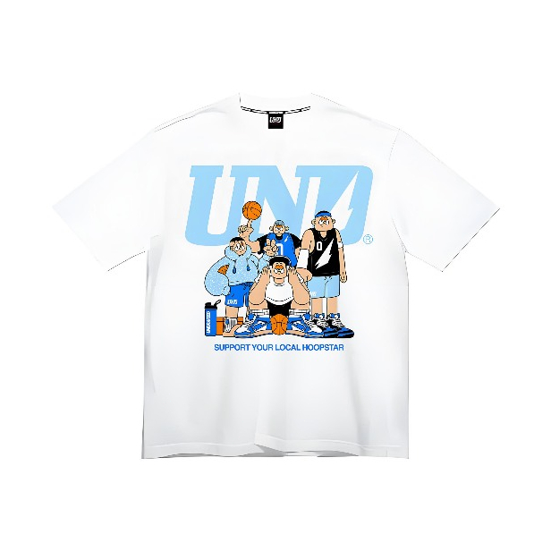 UND Logo Ball Team Tee White-UNDRAFTED Brand Official | Shopee Philippines