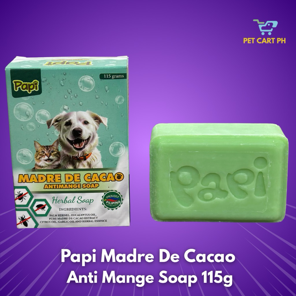 Papi Madre De Cacao Anti Mange Soap 115g | Shopee Philippines