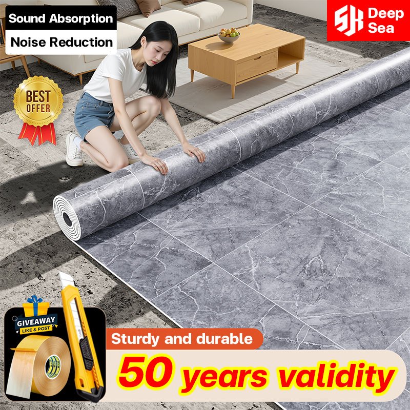 COD marble linoleum flooring Scratch moisture-proof resistant ...
