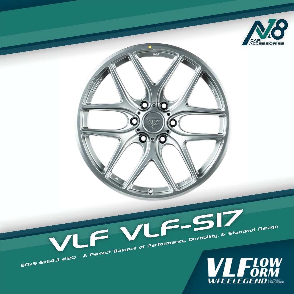 VLF VLF-S17 20x9 6x114.3 et20 Genuine | Shopee Philippines
