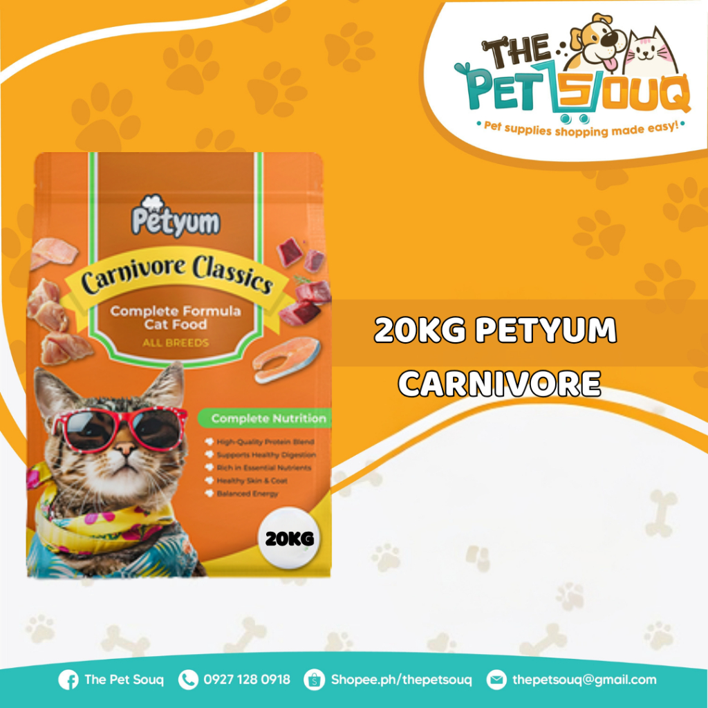 20KG PETYUM CARNIVORE | Shopee Philippines