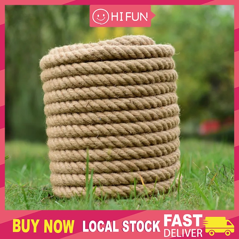 Decameter Jute Rope/Battle rope/Horticultural Rope/Craft Rope/Natural ...