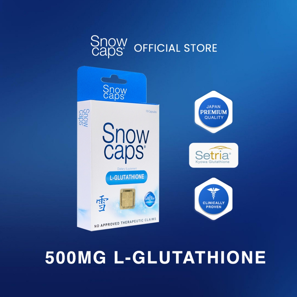SnowCaps Premium L-Glutathione by 10's | Shopee Philippines