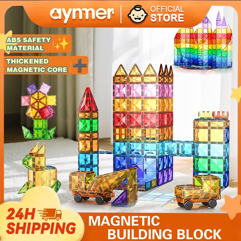 148PCS in Box Building Blocks Set Magnetic Blocks Toy For kids Magnetic ...