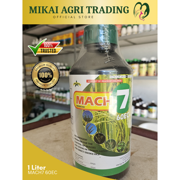 MACH-7 60 EC BUTACHLOR HERBICIDE, 1 LITER | Shopee Philippines