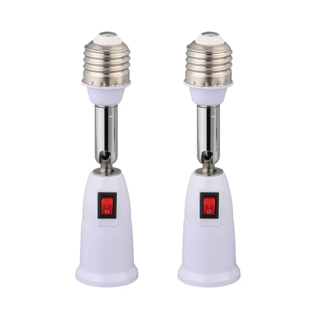 E27 Flexible Extend Extension Base Light Adapter Adjustable Socket ...