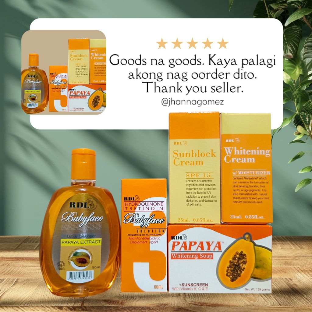 RDL PAPAYA ULTIMATE COMBO SET - WITHOUT POUCH SAVE UP TO 50 PESOS ...