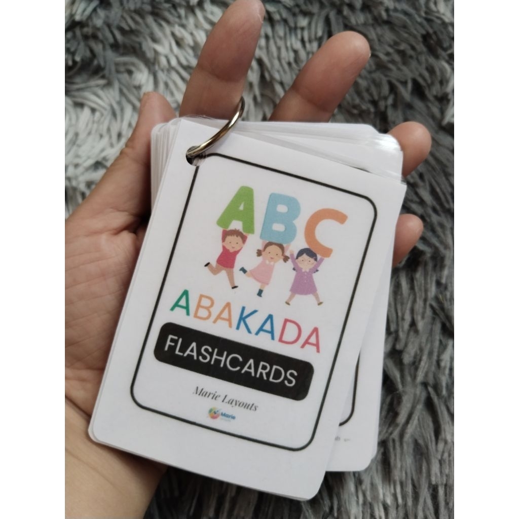 LAMINATED ABAKADA FLASHCARDS | Shopee Philippines