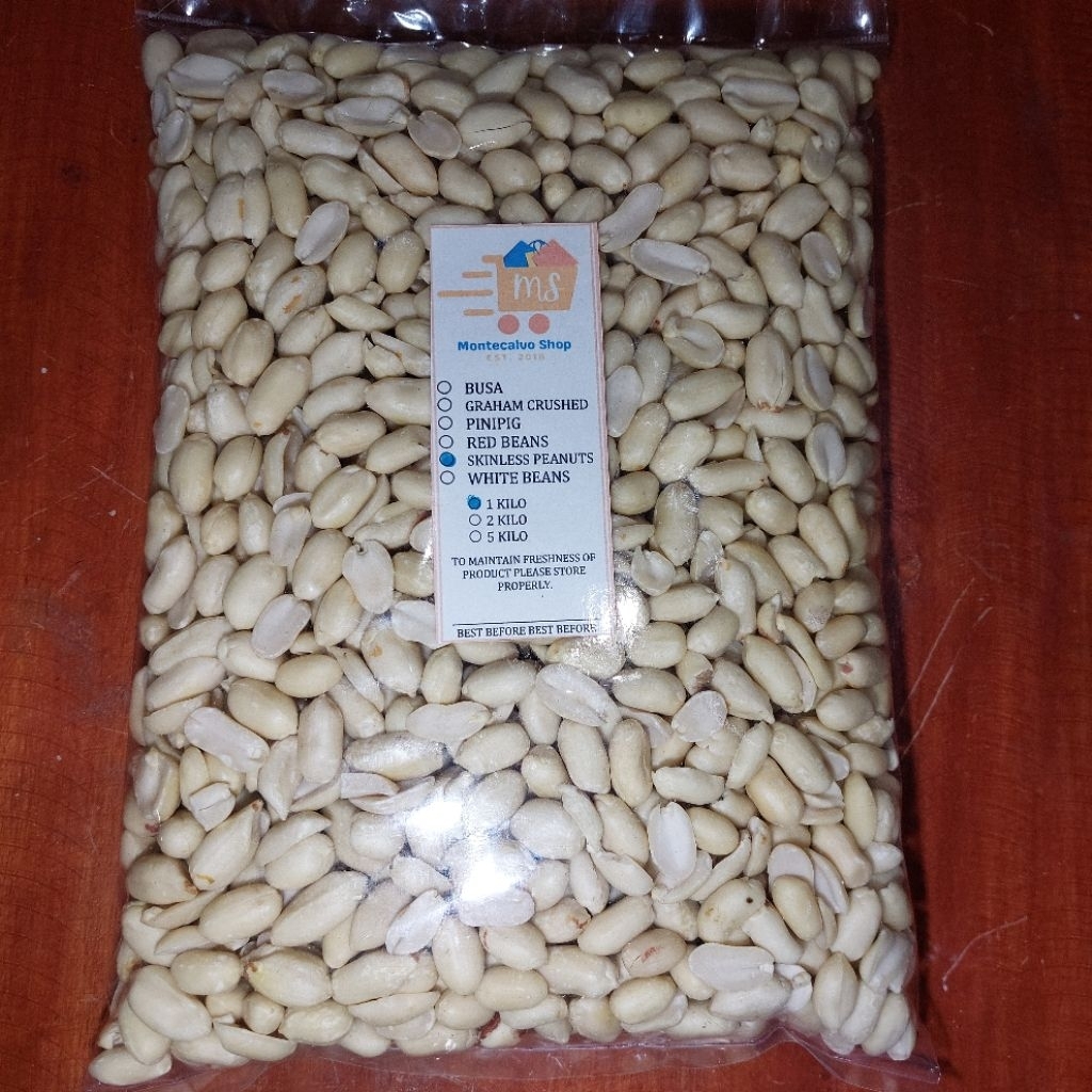 RAW PEANUT SKINLESS and cashews AVAILABLE 1KG | Shopee Philippines