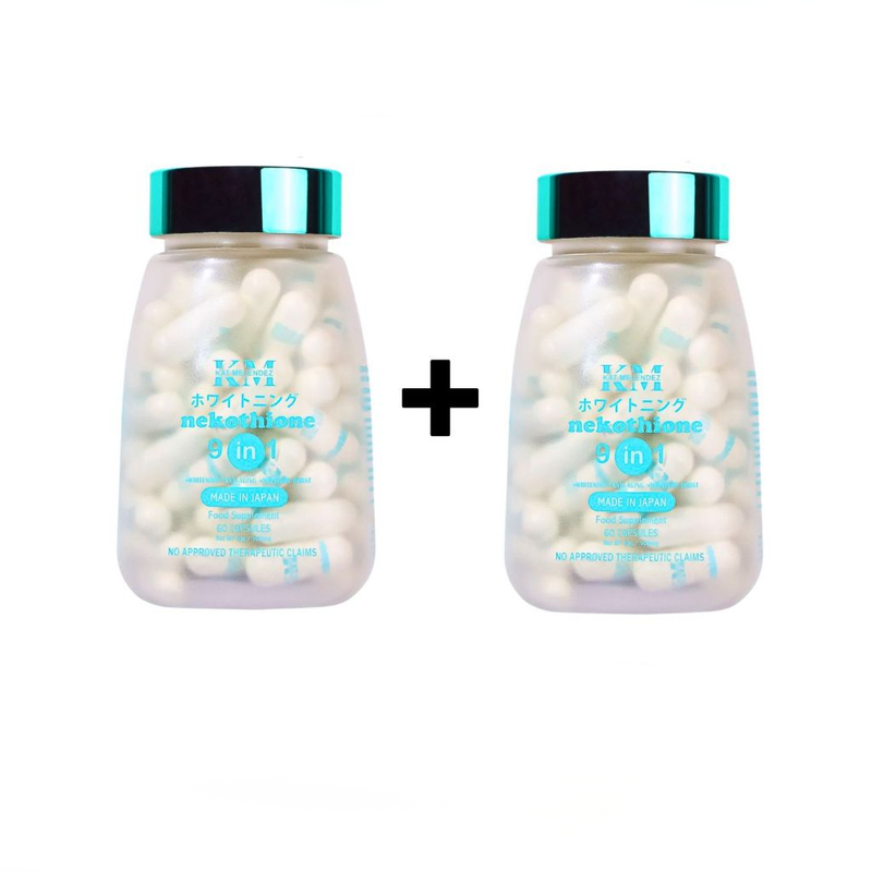 COD）Original Nekothione KM 9 in 1 | NEKO by Kath Melendez Skin Whitening Glutathione 60 Capsules