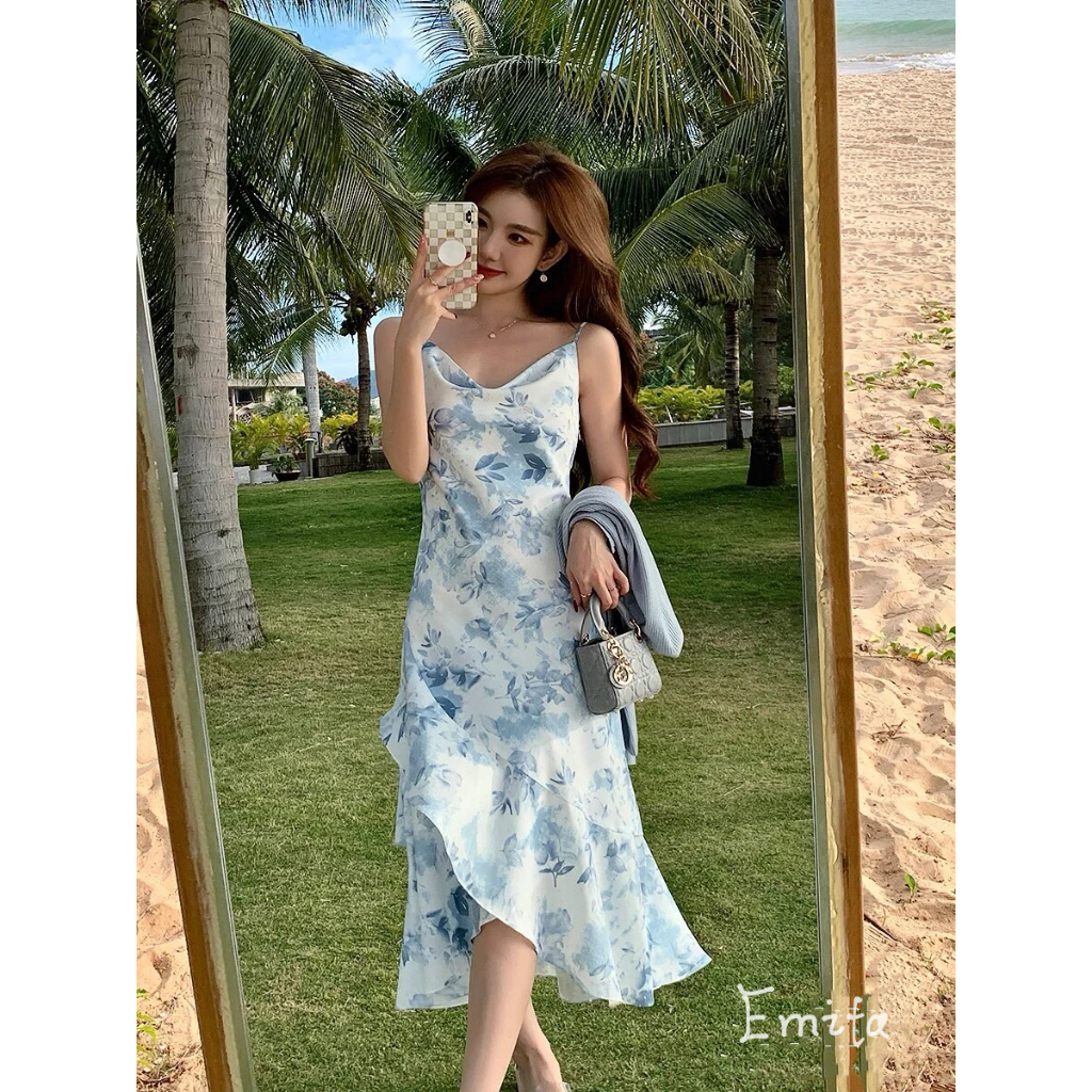 princess polly baby blue dress Dusty Blue