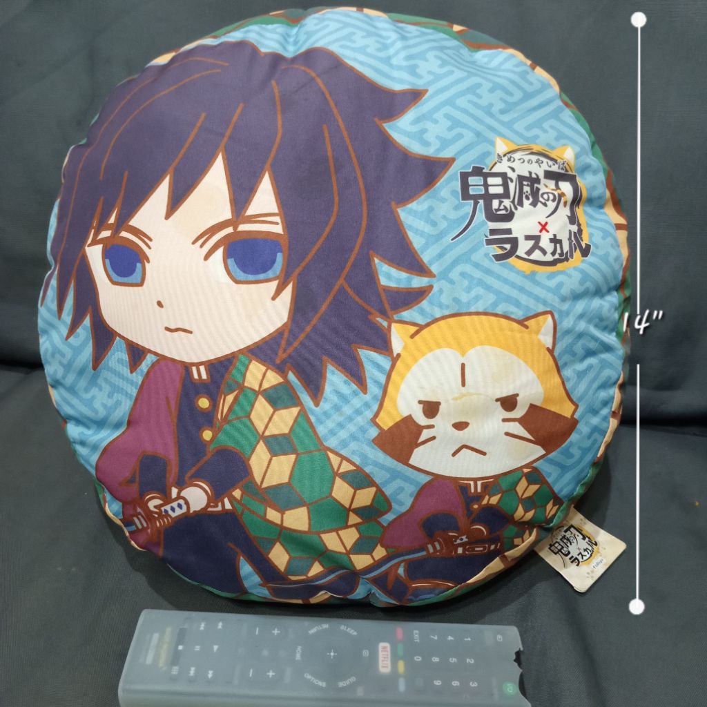 Demon Slayer: Kimetsu no Yaiba x Rascal Raccoon | Giyu Tomioka pillow ...