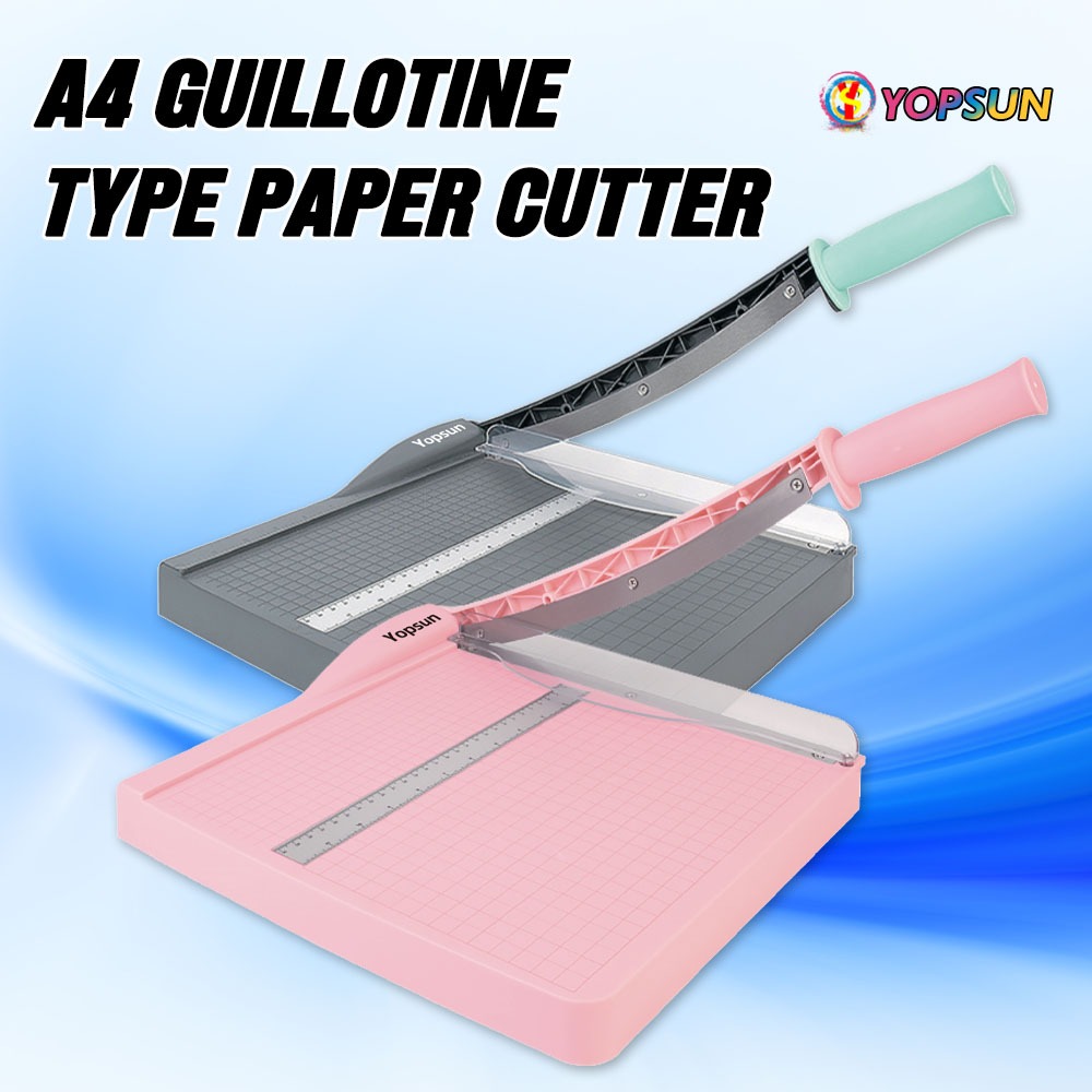 Square Paper Cutter Cute Macaron Color Cutter Plastic Sharp Trimmer ...