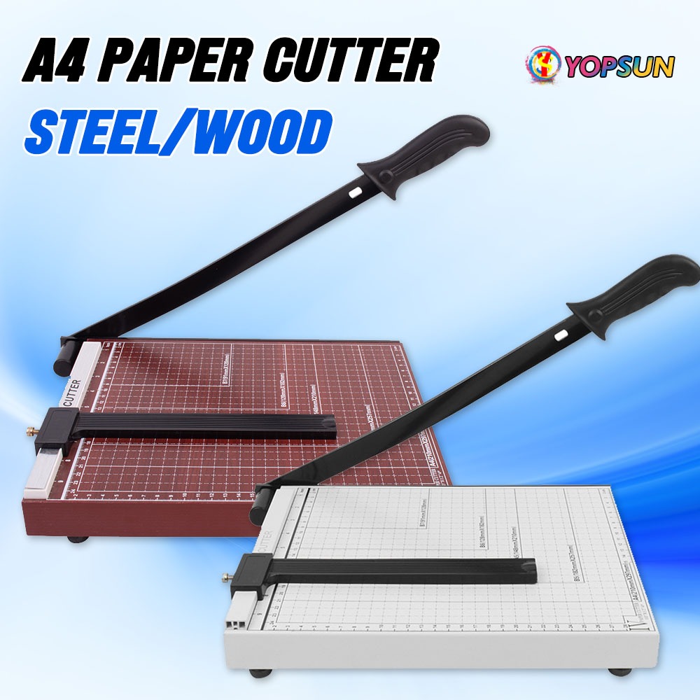 Yopsun A4 Paper Cutter Steel / Wood Type High Quality Sharp Cutting ...