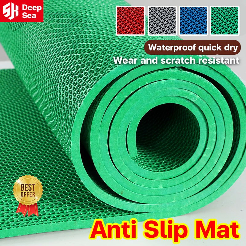 COD rubber Anti Slip Mat SH Balcony bathroom Kitchen warehouse Large ...