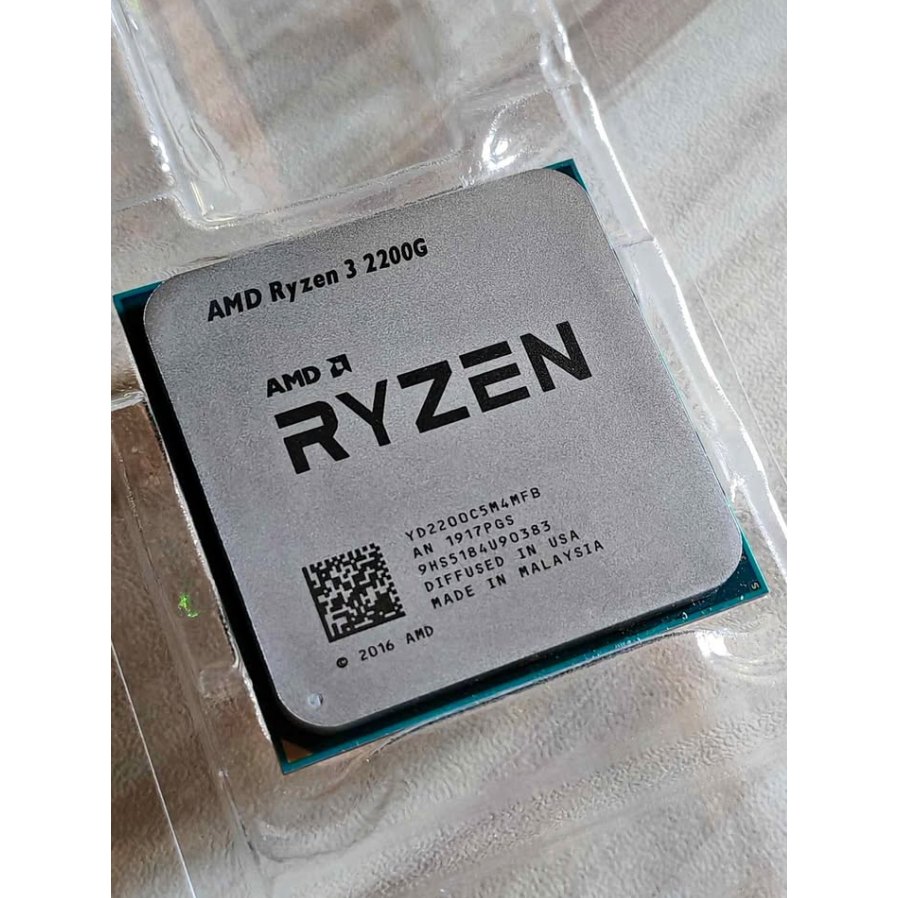 USED AMD Ryzen 3 2200G 4 Core 4 Thread | Shopee Philippines