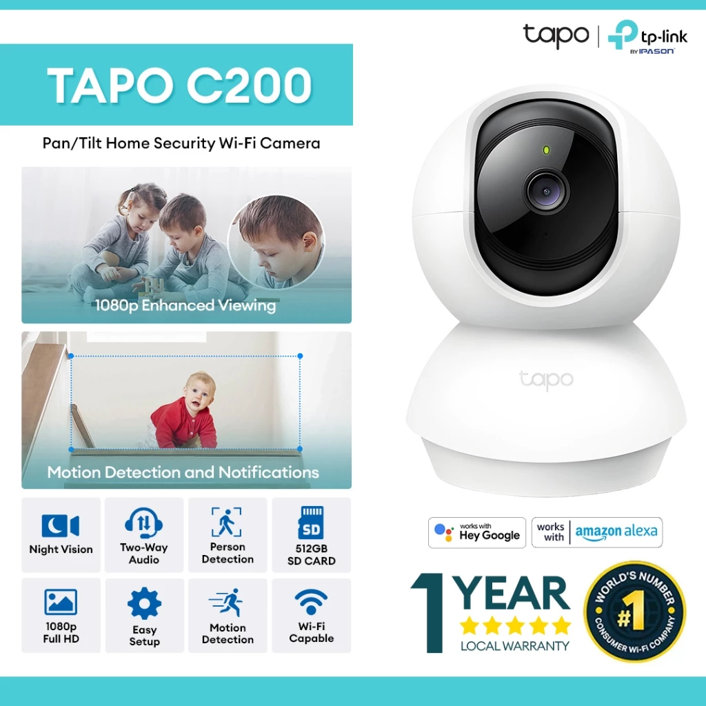 TP-Link Tapo C200 Smart Indoor Security Camera 360 Philippines